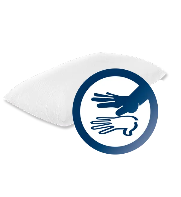 Viscoelastic head pillow 70/40